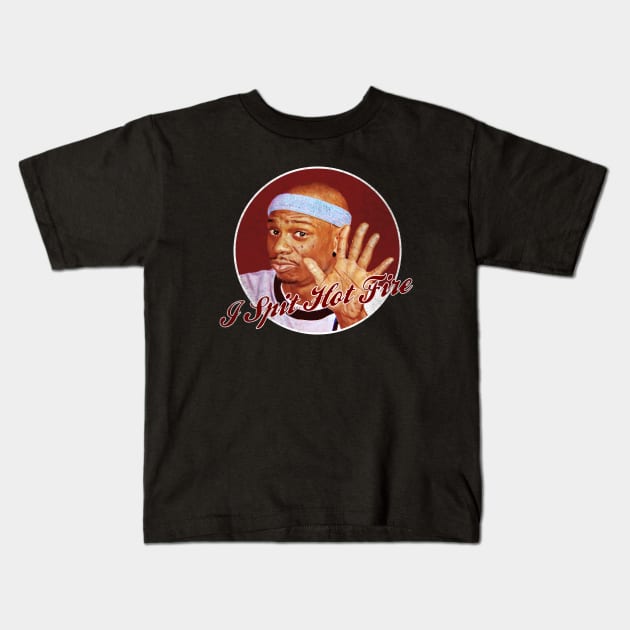I Spit Hot Fire - Chappelle Kids T-Shirt by karutees